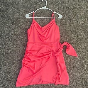 Hot Pink Tie Dress (medium) - Do+Be